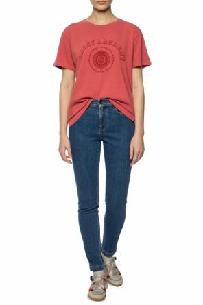 T-shirt with logo, zdjęcie 2 T-shirt with logo od Saint Laurent
